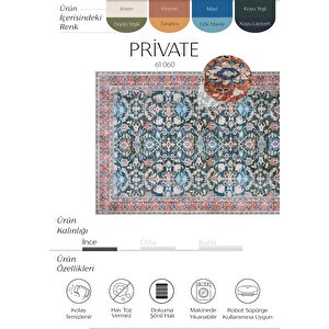 Private Lacivert Eskitme Vintage Halı Etnik Otantik Şönil Halı Yıkanabilir Salon Halısı 230x330 cm