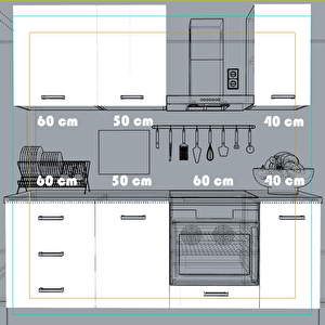 210 Cm Mutfak Dolabı Yrkn210 58
