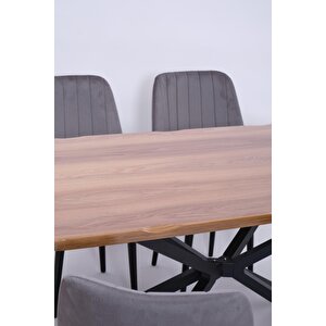 Kütük Milano Mdf Mutfak Masa Sandalye Takımı 90x160