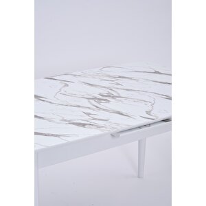 Venüs Otomatik Açılır Mdf Mutfak Masası 80x120 Beyaz