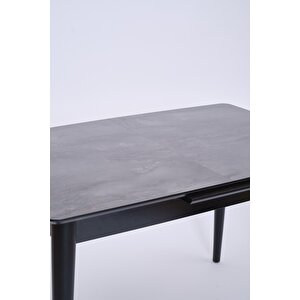 Venüs Otomatik Açılır Mdf Mutfak Masası 80x120 Siyah
