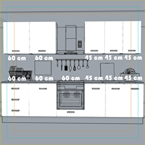 315 Cm Mutfak Dolabı Yrkn315 36