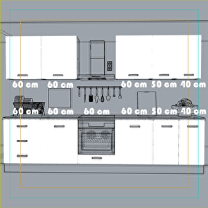 330 Cm Mutfak Dolabı Yrkn330 56