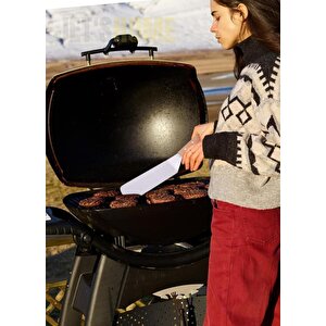 Barbekü Spatulası Paslanmaz Izgara Spatulası Çelik Hamburger Spatulası 30 Cm