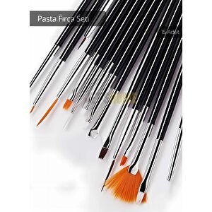15’li Set Pasta Hazırlama Fırçası Yağlı Boya Fırçası Sulu Boya Fırçası Yüz Boyası Fırça El İşi Fırça