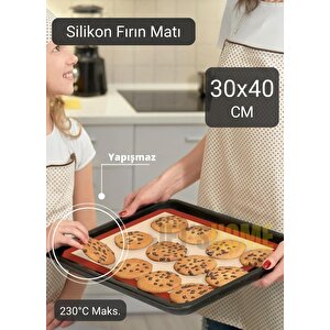 Silikon Mat Silpat Pişirici Mat Fırın Matı 40*30 Cm