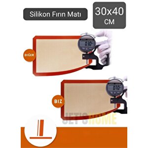 Silikon Mat Silpat Pişirici Mat Fırın Matı 40*30 Cm