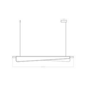 Voxlamp Led Avize Floke II Sarkıt 120 Cm