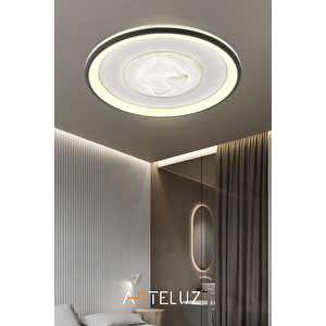 Üçgen Model Modern Plafonyer Avi̇ze (50 Cm, 3 Renk Işık)