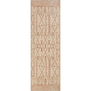 Cool Halı Private Krem Eskitme Vintage Halı Etnik Otantik Dokuma Şönil Halı Yıkanabilir Salon Halısı