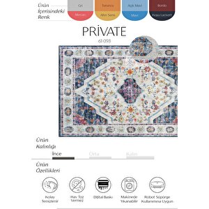 Private Renkli Eskitme Vintage Halı Etnik Desen Dokuma Şönil Halı Yıkanabilir Salon Halısı 75x300 cm