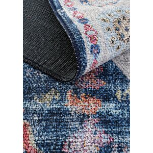 Cool Halı Private Renkli Eskitme Vintage Halı Etnik Desen Dokuma Şönil Halı Yıkanabilir Salon Halısı