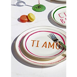 The Mia Ti Amo Pasta Tabağı 6 Kişilik