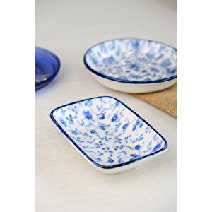 Tabak Evi Blue Heaven Kayık Tabak Tekli 14x10x2cm