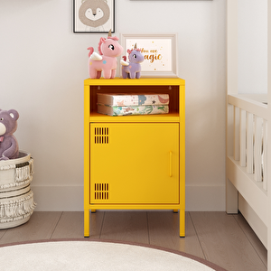 Pera Komodin Açık Raflı 41,5 X 40 X 64,50 cm Ral 1018