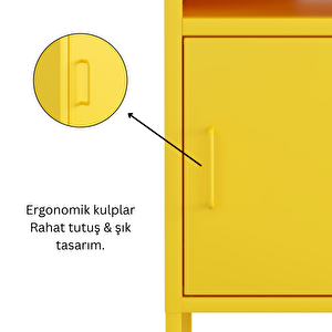 Pera Komodin Açık Raflı 41,5 X 40 X 64,50 cm