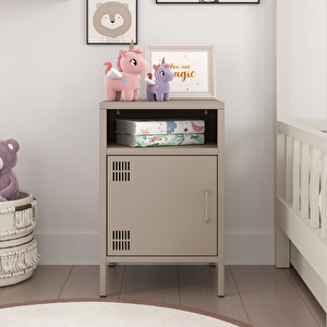 Pera Komodin Açık Raflı 41,5 X 40 X 64,50 cm 1179 Kum Beji