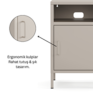 Pera Komodin Açık Raflı 41,5 X 40 X 64,50 cm