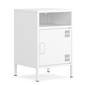 Pera Komodin Açık Raflı 41,5 X 40 X 64,50 cm Ral 9016