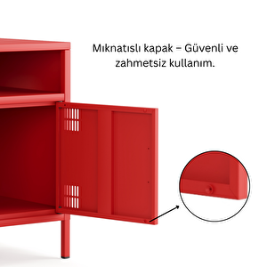 Pera Komodin Açık Raflı 41,5 X 40 X 64,50 cm