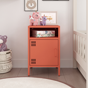 Pera Komodin Açık Raflı 41,5 X 40 X 64,50 cm Ral 3022