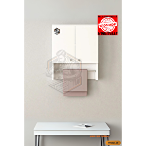 Tamamı Mdf Havluluklu Çok Amaçlı Üst Modül Banyo / Mutfak / Ofis