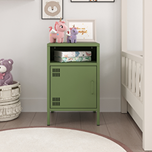 Pera Komodin Açık Raflı 41,5 X 40 X 64,50 cm Ral 6011