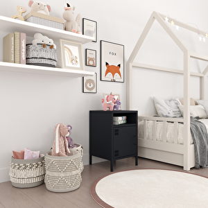 Pera Komodin Açık Raflı 41,5 X 40 X 64,50 cm 7016 Antrasit