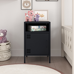 Pera Komodin Açık Raflı 41,5 X 40 X 64,50 cm 7016 Antrasit