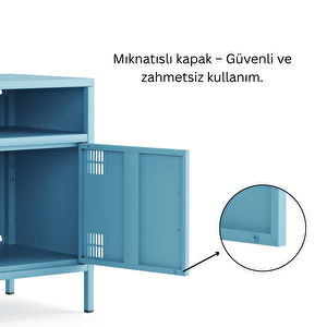 Pera Komodin Açık Raflı 41,5 X 40 X 64,50 cm