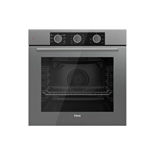 Ferre Flameart Sc Serisi Gri Set (sc408-wfa + Qxe62cpr +d082 ) - 65 Cm'lik Kare Döküm Izgara-wok