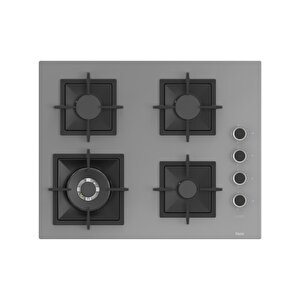 Flameart Sc Serisi Gri Set (sc408-wfa + Xe63cpr +d082 ) - 65 Cm'lik Kare Döküm Izgara-wok