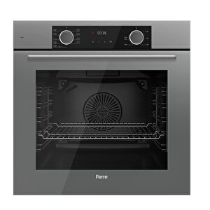 Ferre Flameart Sc Serisi Gri Set (sc408-wfa + Xe63cpr +d082 ) - 65 Cm'lik Kare Döküm Izgara-wok