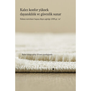 Modern Desenli Halı Krem Halı Jüt Tabanlı Salon Oturma Odası Halısı Yumuşak Bukleli