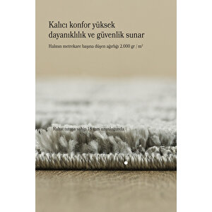 Modern Halı Gri Halı Jüt Tabanlı İskandinav Salon Oturma Odası Halısı Yumuşak Bukleli