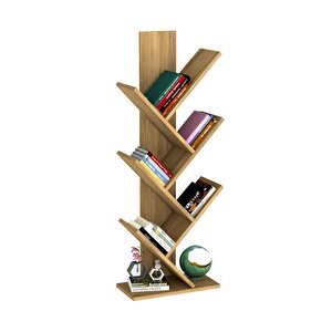 Tree Dekoratif Kitaplık Çam