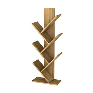 Tree Dekoratif Kitaplık Çam