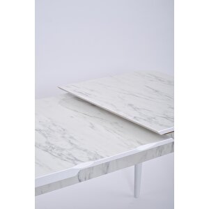 Yakamoz Polo Mdf Lak Panel Mutfak Masa Sandalye Takımı 80x130