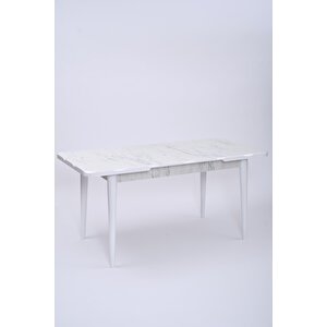 Yakamoz Polo Mdf Lak Panel Mutfak Masa Sandalye Takımı 80x130