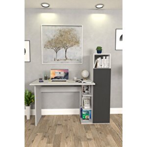 Diamond Dolaplı Çalışma Masası Antrasit