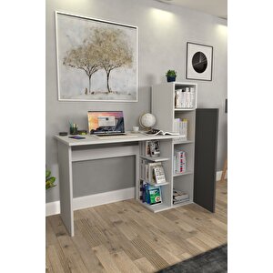 Diamond Dolaplı Çalışma Masası Antrasit