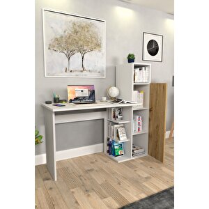 Diamond Dolaplı Çalışma Masası Çam