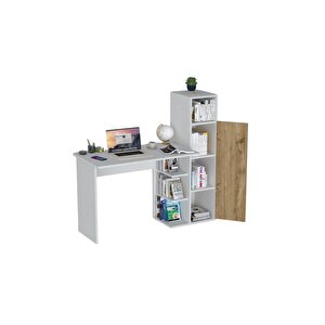 Diamond Dolaplı Çalışma Masası Çam