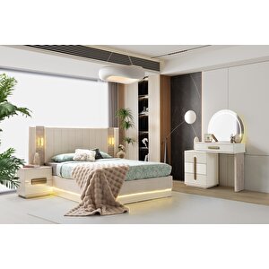 Zen Mdf Bazali Yatak Odasi Takimi