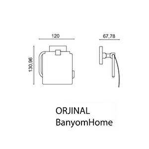 Paslanmaz Pirinç Kumru Mat Siyah Tuvalet Kağıtlığı