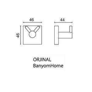Paslanmaz Pirinç Mat Siyah Vizyon 3'lü Set - Havluluk-tuvalet Kağıtlığı-askılık