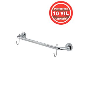 Paslanmaz Pirinç Bella Kancalı 60 Cm Uzun Havluluk