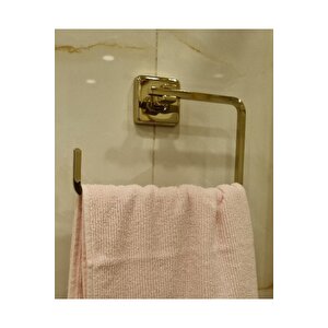 Paslanmaz Pirinç Kumru Kare Havluluk Altın (10 Yıl Garantili )