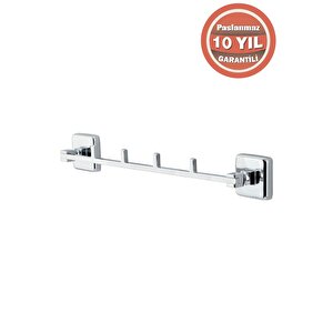 Paslanmaz Pirinç Kumru Askılık 4’lü Havluluk Banyo Askısı