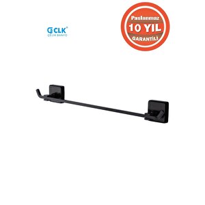 Paslanmaz Pirinç Kumru Mat Siyah Uzun Havluluk 50 Cm